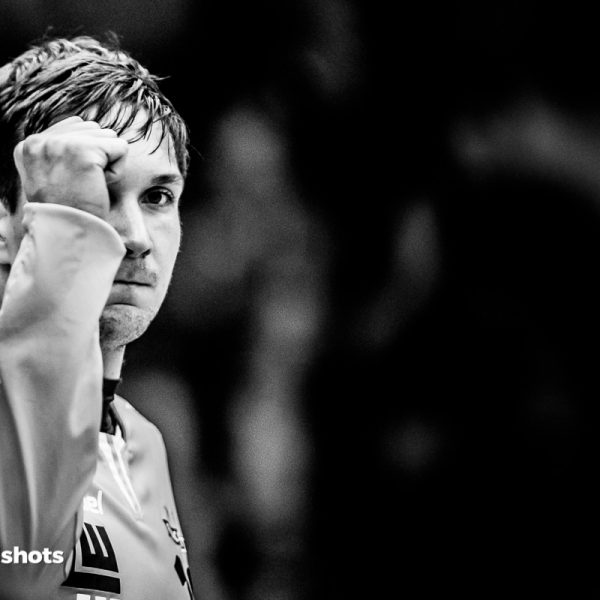 Daniel Rebmann im Spiel Frisch Auf Goeppingen - Eulen Ludwigshafen