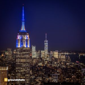 Das Empire State Building bei Nacht