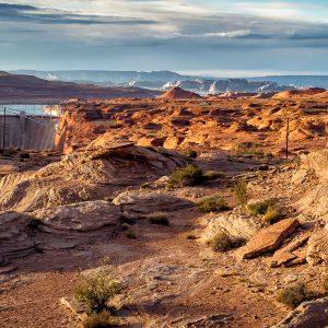 Der Glen Canyon Staudamm in Page Der Glen Canyon Staudamm in Page