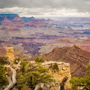 Der Grandview Point am South Rim des Grand Canyon Der Grandview Point am South Rim des Grand Canyon