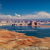Der Lake Powell in Page Der Lake Powell in Page