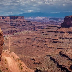 Der Shafer Canyon Overlook im Canyonlands Nationalpark Der Shafer Canyon Overlook im Canyonlands Nationalpark