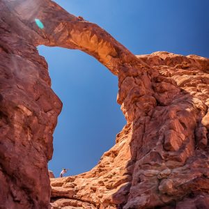 Der Turret Arch im Arches Nationalpark Der Turret Arch im Arches Nationalpark