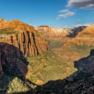 Der Zion Canyon Overlook-2 Der Zion Canyon Overlook-2