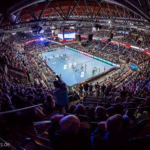 Die Arena in Nuernberg beim Allstar Game der Handball Bundesliga 2015 Die Arena in Nuernberg beim Allstar Game der Handball Bundesliga 2015