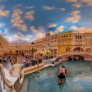 Die Gondeln im Venetian Die Gondeln im Venetian