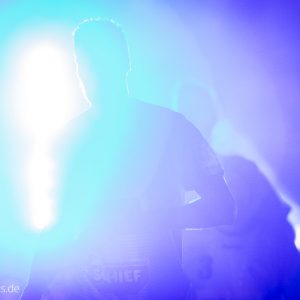 Diminik Weiss beim Einlauf