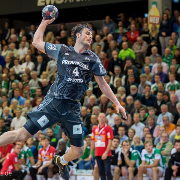 Domagoj Duvnjak im Spiel Frisch Auf Goeppingen - THW Kiel