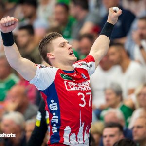 Donat Bartok beim Sieg von Lemgo in Goeppingen Donat Bartok beim Sieg von Lemgo in Goeppingen