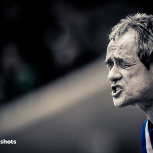 Dr Rolf Brack im Spiel FRISCH AUF Goeppingen - TuS N-Luebecke