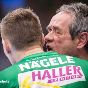 Dr Rolf Brack im Spiel FRISCH AUF Goeppingen - TuS N-Luebecke