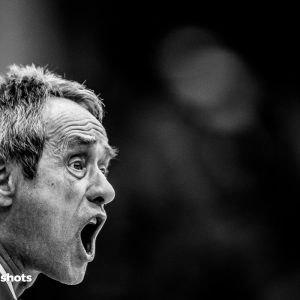 Dr Rolf Brack im Spiel FRISCH AUF Goeppingen - TuS N-Luebecke