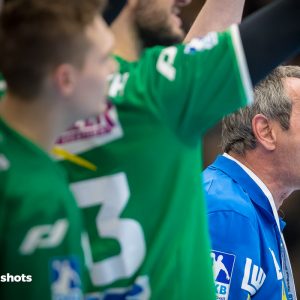 Dr Rolf Brack im Spiel FRISCH AUF Goeppingen - TuS N-Luebecke