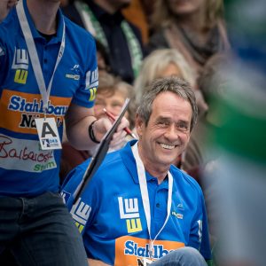 Dr Rolf Brack im Spiel FRISCH AUF Goeppingen - TuS N-Luebecke