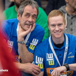 Dr Rolf Brack im Spiel FRISCH AUF Goeppingen - TuS N-Luebecke