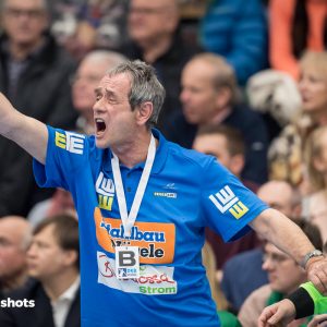 Dr Rolf Brack im Spiel FRISCH AUF Goeppingen - TuS N-Luebecke