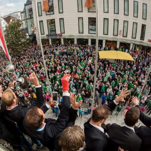 Europapokalfeier FRISCH AUF Goeppingen 2016