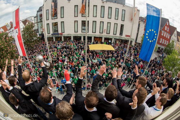 Europapokalfeier FRISCH AUF Goeppingen 2016