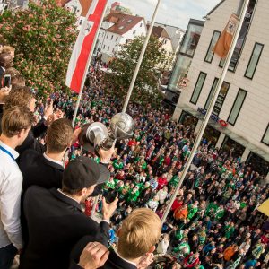 Europapokalfeier FRISCH AUF Goeppingen 2016