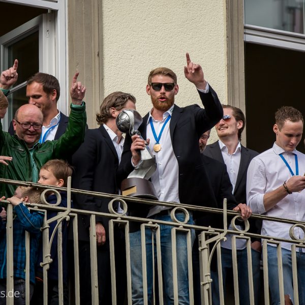 Europapokalfeier FRISCH AUF Goeppingen 2016