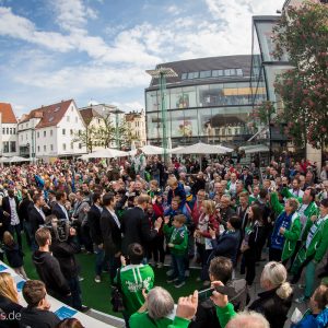 Europapokalfeier FRISCH AUF Goeppingen 2016