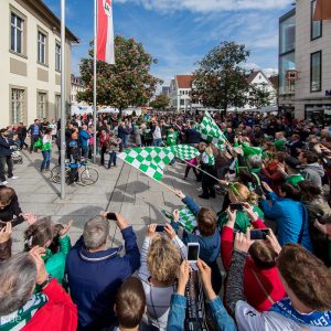 Europapokalfeier FRISCH AUF Goeppingen 2016