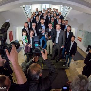 Europapokalfeier FRISCH AUF Goeppingen 2016