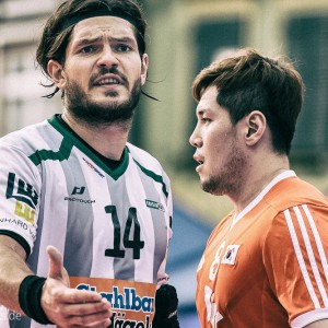 Evgeni Pevnov – Frisch Auf Goeppingen – beim Esslinger Markplatzturnier 2014 Evgeni Pevnov - Frisch Auf Goeppingen - beim Esslinger Markplatzturnier 2014