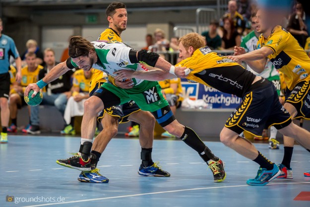 Evgeni Pevnov im Spiel Rhein-Neckar-Loewen – Frisch Auf Goeppingen Evgeni Pevnov im Spiel Rhein-Neckar-Loewen - Frisch Auf Goeppingen