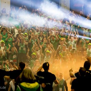 FRISCH AUF Goeppingen feiert den Europapokal FRISCH AUF Goeppingen feiert den Europapokal