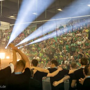 FRISCH AUF Goeppingen feiert den Europapokal FRISCH AUF Goeppingen feiert den Europapokal