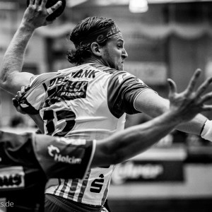 Felix Lobedank im DHB-Pokal HBW Balingen-FRISCH AUF Goeppingen Felix Lobedank im DHB-Pokal HBW Balingen-FRISCH AUF Goeppingen