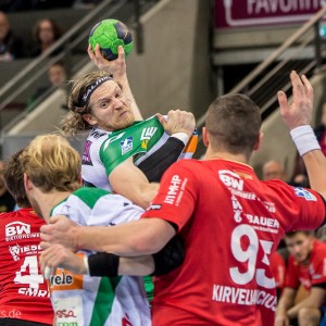 Felix Lobedank im Spiel Bietigheim-Frisch Auf Goeppingen Felix Lobedank im Spiel Bietigheim-Frisch Auf Goeppingen