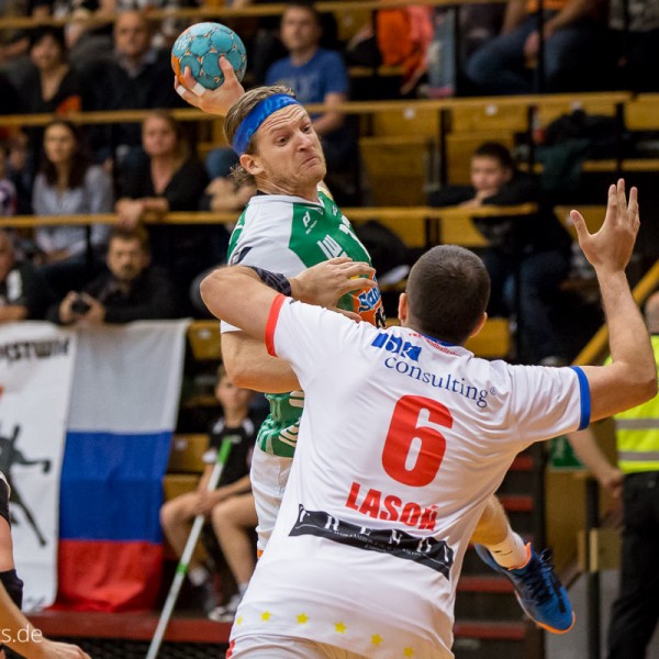 Felix Lobedank im Spiel Gornik Zabrze – FRISCH AUF Goeppingen Felix Lobedank im Spiel Gornik Zabrze - FRISCH AUF Goeppingen