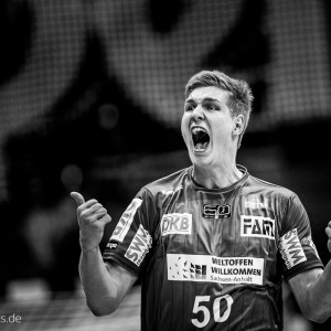 Finn Lemkel im EHF-Pokal SC Magdeburg – FRISCH AUF Goeppingen Finn Lemkel im EHF-Pokal SC Magdeburg - FRISCH AUF Goeppingen