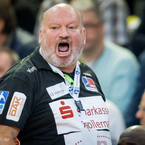 Frank Bergemann im Spiel FRISCH AUF Goeppingen – Balingen Frank Bergemann im Spiel FRISCH AUF Goeppingen - Balingen
