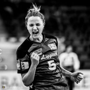 Franziska Mueller im Spiel Frisch Auf Frauen – Blomberg-Lippe Franziska Mueller im Spiel Frisch Auf Frauen - Blomberg-Lippe