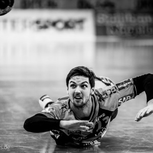 Hendrik Pekeler im Spiel FRISCH AUF Goeppingen - Rhein-Neckar Loewen