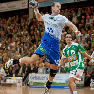 Henrik Toft Hansen im Spiel Frisch Auf Goeppingen – HSV Hamburg Henrik Toft Hansen im Spiel Frisch Auf Goeppingen - HSV Hamburg