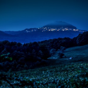 Hohenstaufen bei Nacht