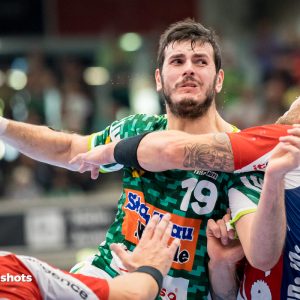 Ivan Sliskovic beim Sieg von Lemgo in Goeppingen Ivan Sliskovic beim Sieg von Lemgo in Goeppingen