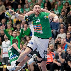 Jacob Bagersted im Spiel FRISCH AUF Goeppingen - Nexe Nasice