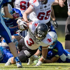 Jakob Muehlthaler im Spiel Albershausen Crusaders - Kirchdorf Wildcats-16