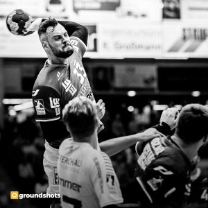 Jens Schoengarth im Spiel FRISCH AUF Goeppingen – VfL Gummersbach Jens Schoengarth im Spiel FRISCH AUF Goeppingen - VfL Gummersbach