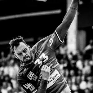 Jens Schoengarth im Spiel Frisch Auf Goeppingen - Chambery