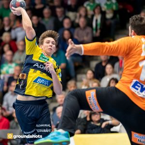 Jerry Tollbring im Spiel FRISCH AUF Goeppingen – Rhein-Neckar Loewen Jerry Tollbring im Spiel FRISCH AUF Goeppingen - Rhein-Neckar Loewen