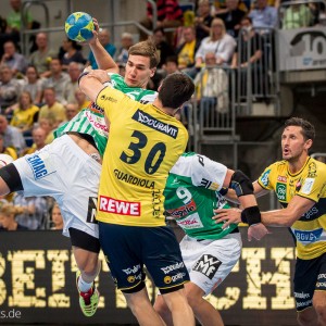 Jona Schoch beim Spiel Rhein-Neckar Loewen – Frisch Auf Goeppingen Jona Schoch beim Spiel Rhein-Neckar Loewen - Frisch Auf Goeppingen