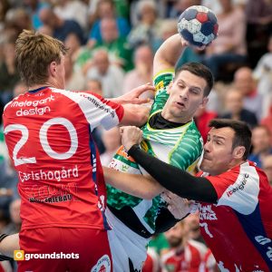 Josip Peric beim Sieg von Lemgo in Goeppingen Josip Peric beim Sieg von Lemgo in Goeppingen