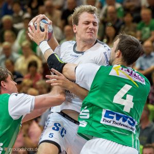 Julius Kuehn im Spiel FRISCH AUF Goeppingen – VfL Gummersbach Julius Kuehn im Spiel FRISCH AUF Goeppingen - VfL Gummersbach