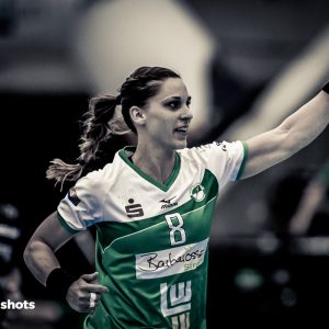 Karin Weigelt im Spiel Frisch Auf Frauen - TuS Metzingen